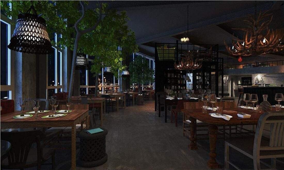 卓正西餐廳裝修設計讓你有懷舊餐廳有家的感覺