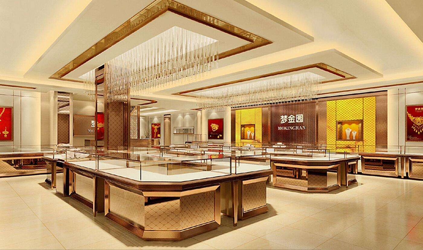 卓正裝飾店鋪裝修店內(nèi)照明光線應用設計方案