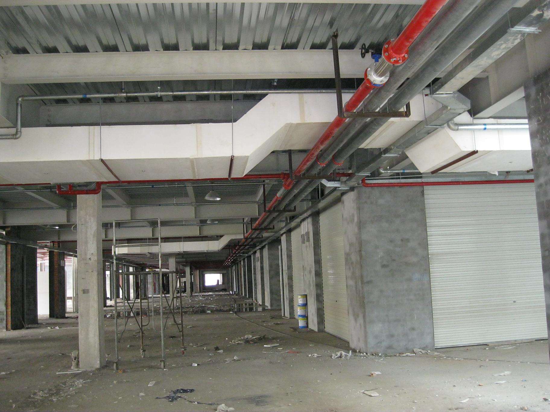 湖南卓正裝飾店鋪裝修店內(nèi)給風和排風運用案例